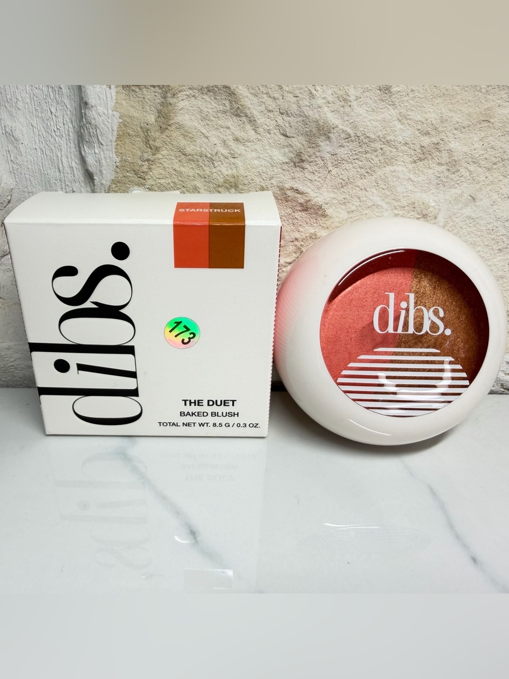 ⭐ DIBS Beauty The Duet Baked Blush Duo - Starstruck
